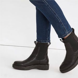 Madewell Camryn black leather Chelsea boot, sz 11